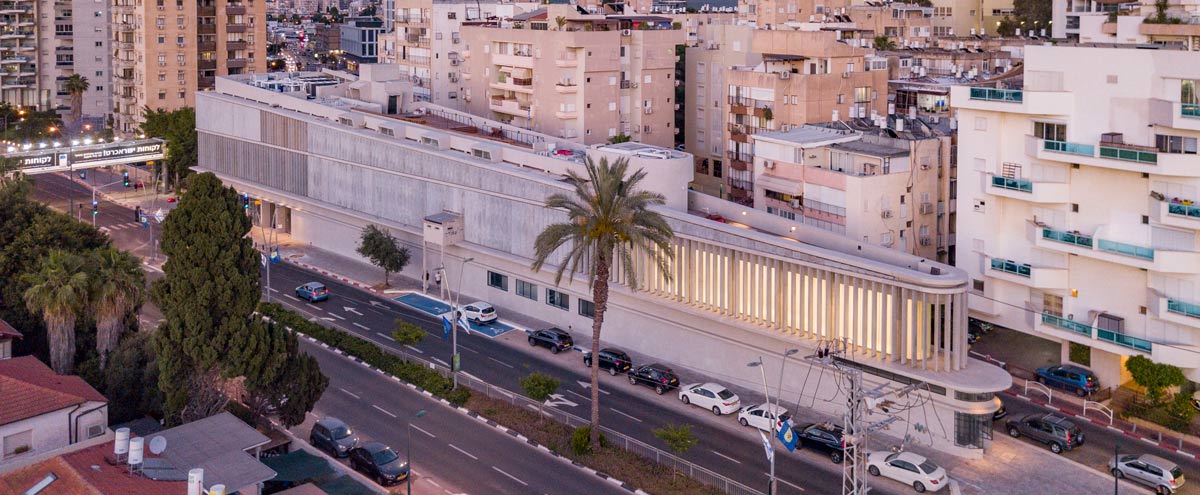 צילום מבנה מוזיאון רמת גן