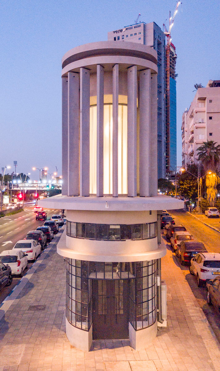 צילום בניין מוזיאון רמת גן